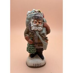 Vintage‎ 1984 Christmas Reproductions Memories of Santa-1890 Ornament